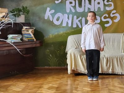 Skatuves runas konkurss Krustpils pamatskolā