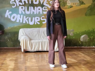 Skatuves runas konkurss Krustpils pamatskolā