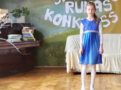 Skatuves runas konkurss Krustpils pamatskolā