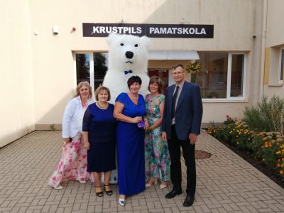 Zinību diena Krustpils pamatskolā 01.09.2022