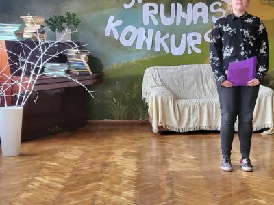 Skatuves runas konkurss Krustpils pamatskolā