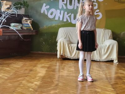 Skatuves runas konkurss Krustpils pamatskolā