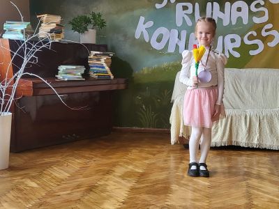 Skatuves runas konkurss Krustpils pamatskolā