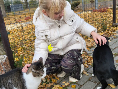 3.a klase ciemojas Jēkabpils dzīvnieku patversmē