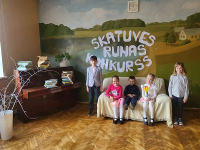Skatuves runas konkurss Krustpils pamatskolā