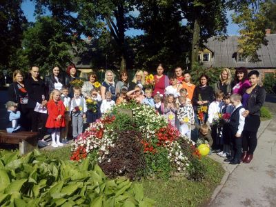 1.klase kopā ar vecākiem, audzinātāja I.Grauduma