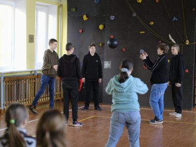 Skolas somas nodarbība Fotogrāfija un performance