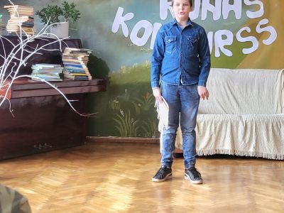 Skatuves runas konkurss Krustpils pamatskolā