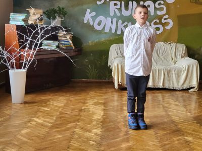Skatuves runas konkurss Krustpils pamatskolā