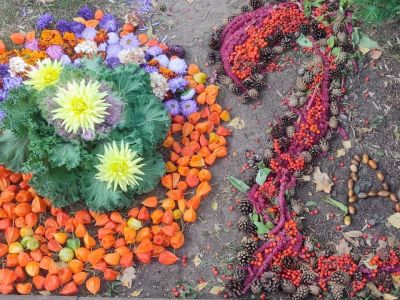 18.-22.09.23 Veidojam dabas materiālu gleznas