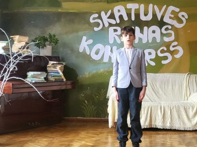 Skatuves runas konkurss Krustpils pamatskolā