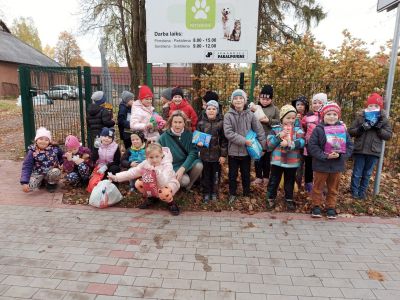 1.klase apciemoja Jēkabpils dzīvnieku patversmi