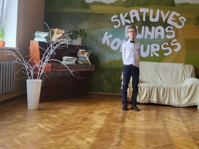 Skatuves runas konkurss Krustpils pamatskolā