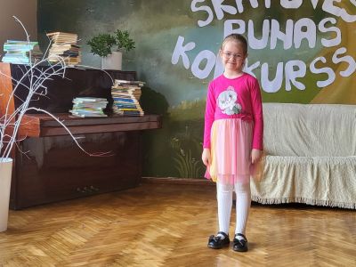 Skatuves runas konkurss Krustpils pamatskolā