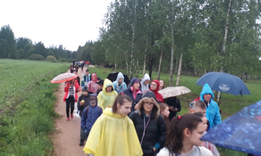 Sporta diena - pārgājiens apkārt Radžu ūdenskrātuvei