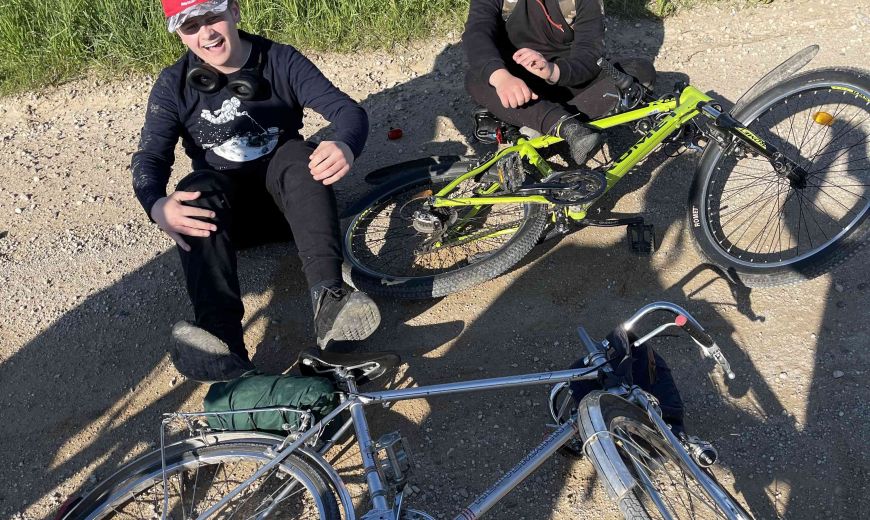 7.klases velo ceļojums uz Laukezeru