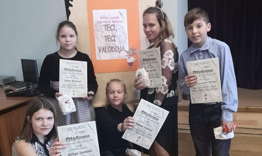 Stāstnieku konkurss „Teci, teci valodiņa”