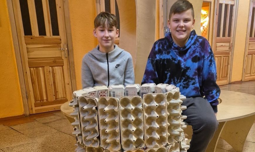 Krustpils pamatskolas skolēni Matīss Marčinkovs un Kristaps Lauriņens iekļūst Konkursa “Biznesa skices” pusfinālā
