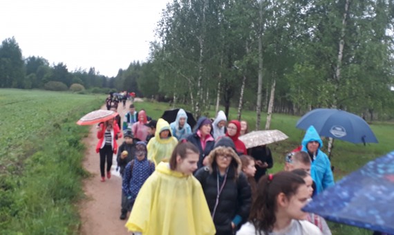 Sporta diena - pārgājiens apkārt Radžu ūdenskrātuvei