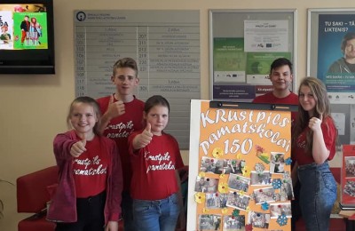 Krustpils pamatskolas skolēni piedalās Labo darbu festivālā